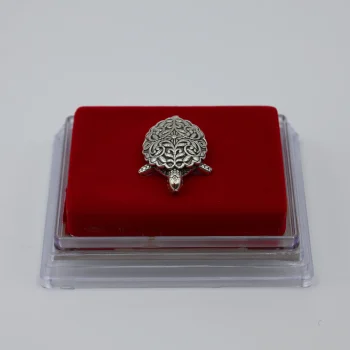 Silver Turtle Showpiece – Symbol of Luck & Prosperity