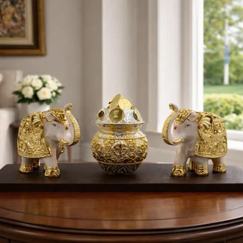 999 Pure Silver Vastuhati set