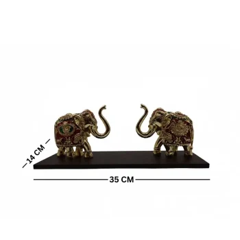 999 Pure Silver Golden Vastu Elephanth